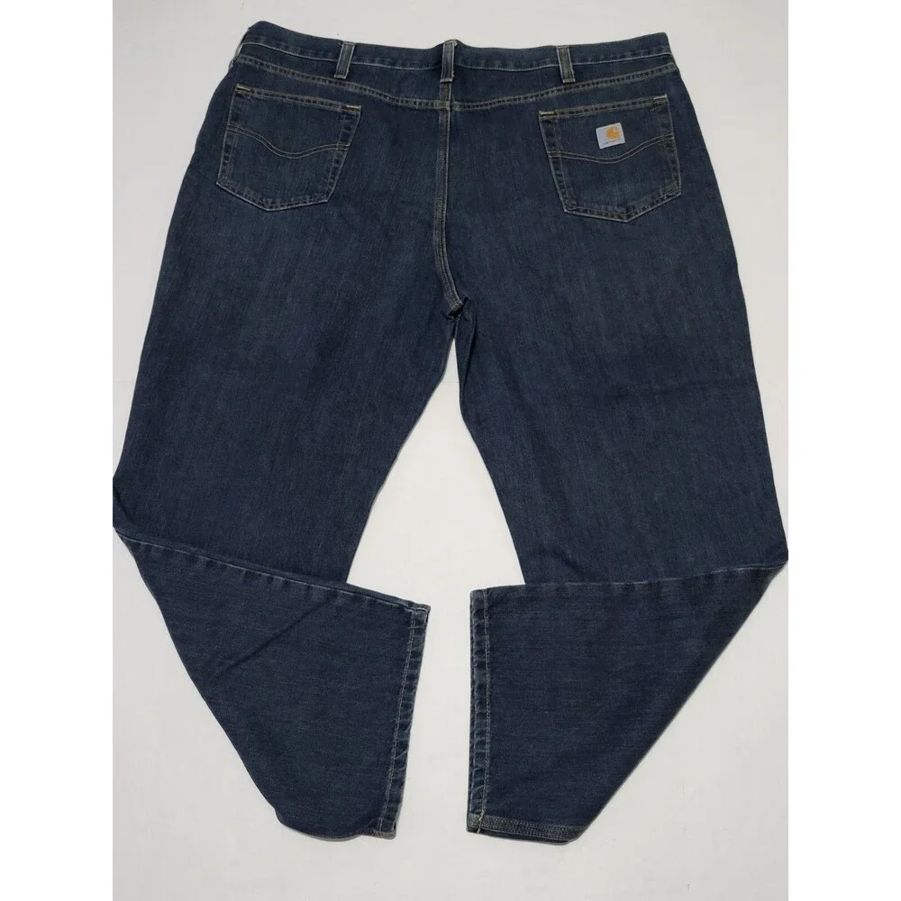 Carhartt Jeans Mens Size 46/30 Relaxed Fit 100% Cotton Blue Denim